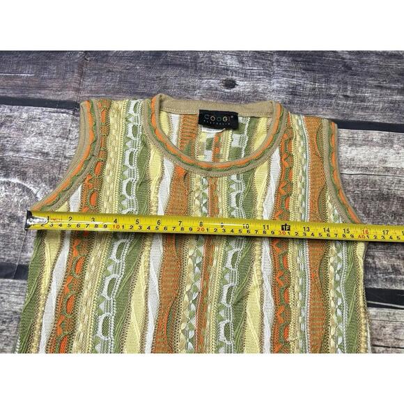 VTG Coogi Sweater Set Womens Small Vest Pants 3D Knit Acrylic Bundle 90s - Picture 9 of 15